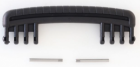 GT LINE KIN.0542 Handle, black, black rubber coating (mod. 4)