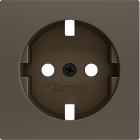 ZENNIO 830000403 ZS55. Cover for Schuko socket with screws 55x55 mm