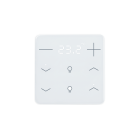 ELSNER 71173 KNX eTR 206 Light, white RAL 9003 Button for Temperature Control, 2x