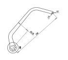 FAAC 105732 PAIR OF NIGHT&amp;DAY ARMS TYPE ND7 WHITE