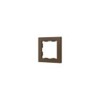 ZENNIO 980000103 ZS55. 1-gang Frame - Mocha