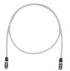 PANDUIT STP6X5MIG Copper Patch Cord- Cat 6A- Intl Gray S/FTP Cable- 5 meters