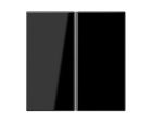 JUNG LS402TSASW Copritasto per modulo sensore 2 canali- mod. LS990- nero