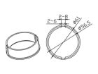 CAME 001YK6116 CORONA ADATTATORE Ø59MM