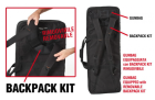 GT LINE BACKPACK KIT Backpack carrying system for GBag 94, 108, 114