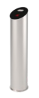 NICE TORNELLI POST5I Colonnina Ø204mm con supporto per lettore biglietti ed indicazione a LED e coperchio in vetro temperato - Acciaio inossidabile lucido AISI 304
