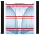 CIAS PYTHAGORAS33T160 160m pre-assembled triple technology barrier. Co