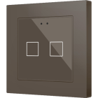 ZENNIO ZVIFR55X2M Flat RGB 55 X2. Glass capacitive push button 55x55