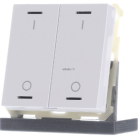 MDT BE-TAL63T2.01 KNX Button Light 63 2 volte, RGBW, con sensore di temperatura, bianco da studio lucido