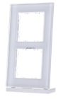 MDT BE-GTR2W.01 KNX doppia cornice in vetro, bianco BE-GTR2W.01
