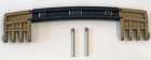 GT LINE KIN.1367 Handle, sand, black rubber coating (mod.