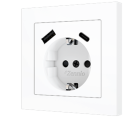 ZENNIO ZSISC2US ZS55. Schuko socket insert 16 A / 250 V ~ with USB