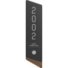 MARSS MH-DP123-BWP Doorplate con Campanello e dettagli retroilluminat