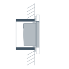 ELSNER 71800 Cala 101 T KNX sec, white RAL 9010