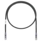 PANDUIT UTP6ASD3MBL Copper Patch Cord- Cat 6A SD- Black UTP Cable- 3 Meter