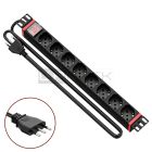 WP RACK WPN-PDU-I01-08 RACK 19 PDU WITH 8 ITALIAN/SCHUKO SOCKETS, ITALIAN PLUG"