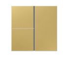 JUNG ME2403TSAC Copritasto per modulo sensore 3 canali- mod. LS990- ottone classico
