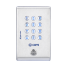 CDVI KCIEN Backlit stainless steel vandal-proof keyboard with integrated electronics and call button