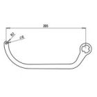 FAAC 105729 PAIR OF NIGHT &amp; DAY ARMS TYPE ND4 - WHITE