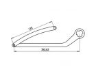 FAAC 1057283 COPPIA BRACCI NIGHT & DAY TIPO ND3 - MARRONE