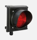 DOMOTIME SML1L24V Aluminium traffic light - 1 LED light at 24 Vac/dc - lens diameter 120 mm