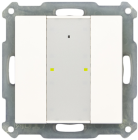 MDT RF-TA55A2.01 RF-TA55A2.01: KNX RF+ Pulsante Plus 2 volte con. Attuatore, Finitura bianca lucida