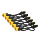 APC UPS AP8714S KIT CAVI DI ALIMENTAZIONE 6PZ BLOCCAGGIO C19-C20 1,2MT