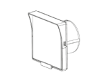 EELECTRON OUTMC01ACC ACCESSORIO INSTALLAZIONE ESTERNA NERO 