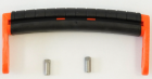 GT LINE KIN.1126 Handle, orange, black rubber coating (m