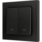 ZENNIO ZS552PB2SA ZS55. Double Soft push button for 2 binary inputs - Anthracite