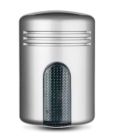 VENITEM 23.29.15 MINI DOGE L steel/smoked siren with flashing LED