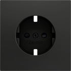 ZENNIO ZS55CSCSA ZS55. Schuko screwless socket cover 55x55 mm - Ant
