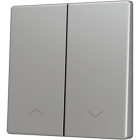 ZENNIO ZS55CSOFT22SHS ZS55. Cover for Double KNX Soft push button 55x55