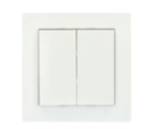 LINGG-JANKE Q87869 TA4F55-BCU-QW Pulsante KNX da incasso 2+2 basculanti