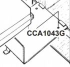 RIB CCA1043G DOOR Q. EL. NORMAL GREY90