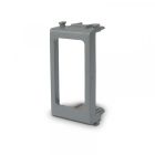 ELMO I8VIMPG VIMAR PLANA series adapter in silver gray color