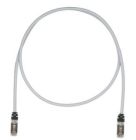 PANDUIT STP6X1MIG Copper Patch Cord- Cat 6A- Intl Gray S/FTP Cable- 1 meter