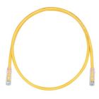 PANDUIT UTPSP3MYLY Copper Patch Cord- Cat 6- Yellow UTP Cable- 3 Meter