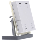 MDT BE-TAL6302.01 KNX Button Light 63 a 2 vie, RGBW, bianco da studio lucido, commutabile, BE-TAL6302.B1