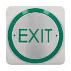 CDVI RTE85E Pulsante con logo EXIT montaggio da applicare