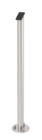 NICE TORNELLI POST2I Colonnina Ø51mm con supporto per lettori RFID - Acciaio inossidabile lucido AISI 304