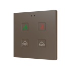 ZENNIO ZVITR4M Tecla RGB 4. PC-ABS Capacitive push button - 4 but