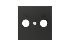 ZENNIO 830001505 ZS55 TV-R/SAT Socket Cover, anthracite