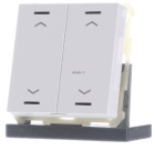 MDT BE-TAL6302.A1 EIB, KNX, Push Button Lite 63 2 volte, RGBW, persiane, finitura lucida Studio white BE-TAL6302.A1