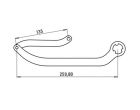 FAAC 105740 PAIR OF NIGHT &amp; DAY ARMS TYPE ND8 WHITE
