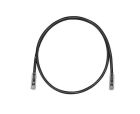 PANDUIT UTPSP2MBLY Copper Patch Cord- Cat 6- Black UTP Cable- 2 Meter