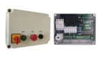 DOMOTIME DCB3F230/380VPB 230/380V THREE-PHASE control unit, single sliding motor or quick doors with slowdowns with push-button panel