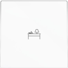 ZENNIO 830004209 ZS55. Single switch cover 55x55 mm - Matt white -