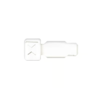 KNIPEX 00 61 10 CW ColorCode Clips white (10 pieces)