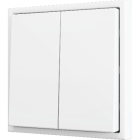 ZENNIO ZS702PB2MW ZS70. Double Soft push button for 2 binary inputs